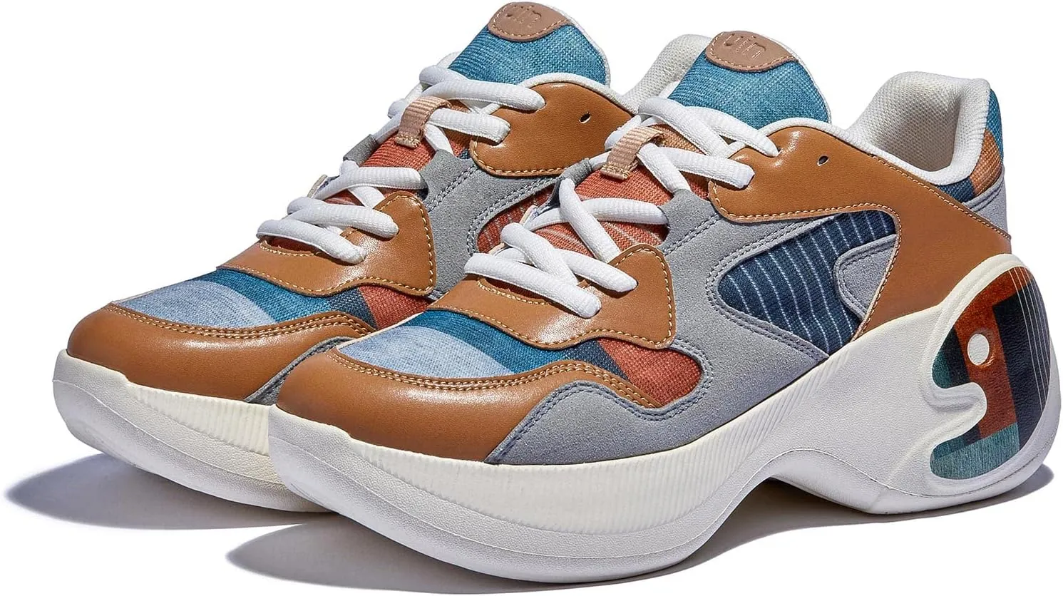UIN Women's Travel Walking Shoes Art Painted Slip Ons Casual Lightweight Comfortable Chunky Fashion Sneaker Zaragoza Series
