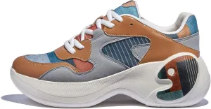 UIN Women's Travel Walking Shoes Art Painted Slip Ons Casual Lightweight Comfortable Chunky Fashion Sneaker Zaragoza Series
