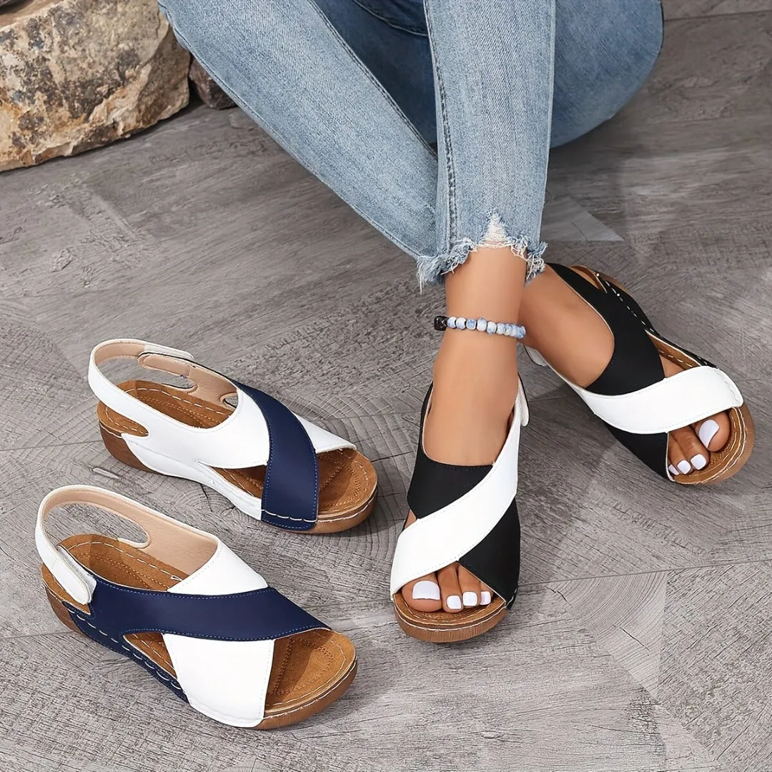 🔥Ultra-comfortable orthopedic sandals with sloping heels for women