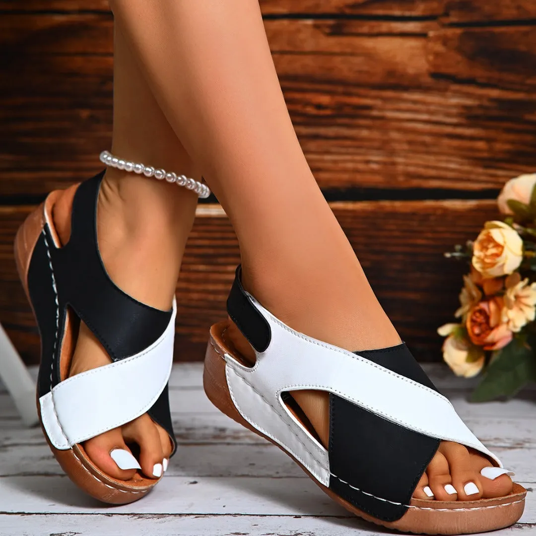 🔥Ultra-comfortable orthopedic sandals with sloping heels for women