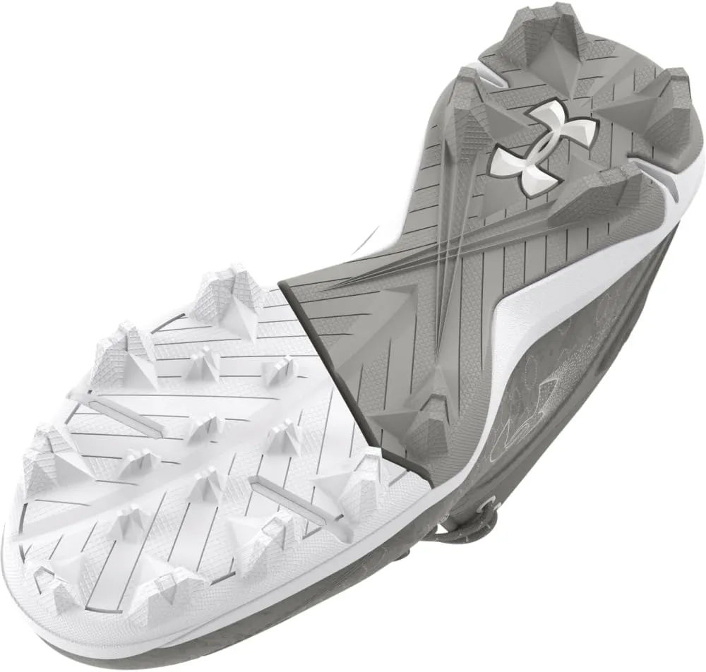 Under Armour Boy's Harper 8 Mid TPU Jr Baseball Shoe