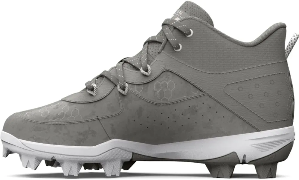Under Armour Boy's Harper 8 Mid TPU Jr Baseball Shoe