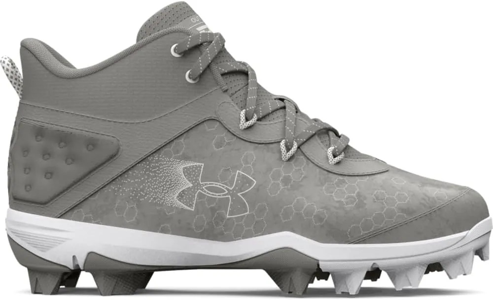 Under Armour Boy's Harper 8 Mid TPU Jr Baseball Shoe