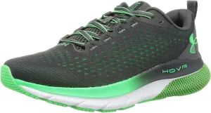 Under Armour UA HOVR Turbulence Men's Running Shoes, Jet Gray / Halo Gray / Extreme Green, 27.5 cm