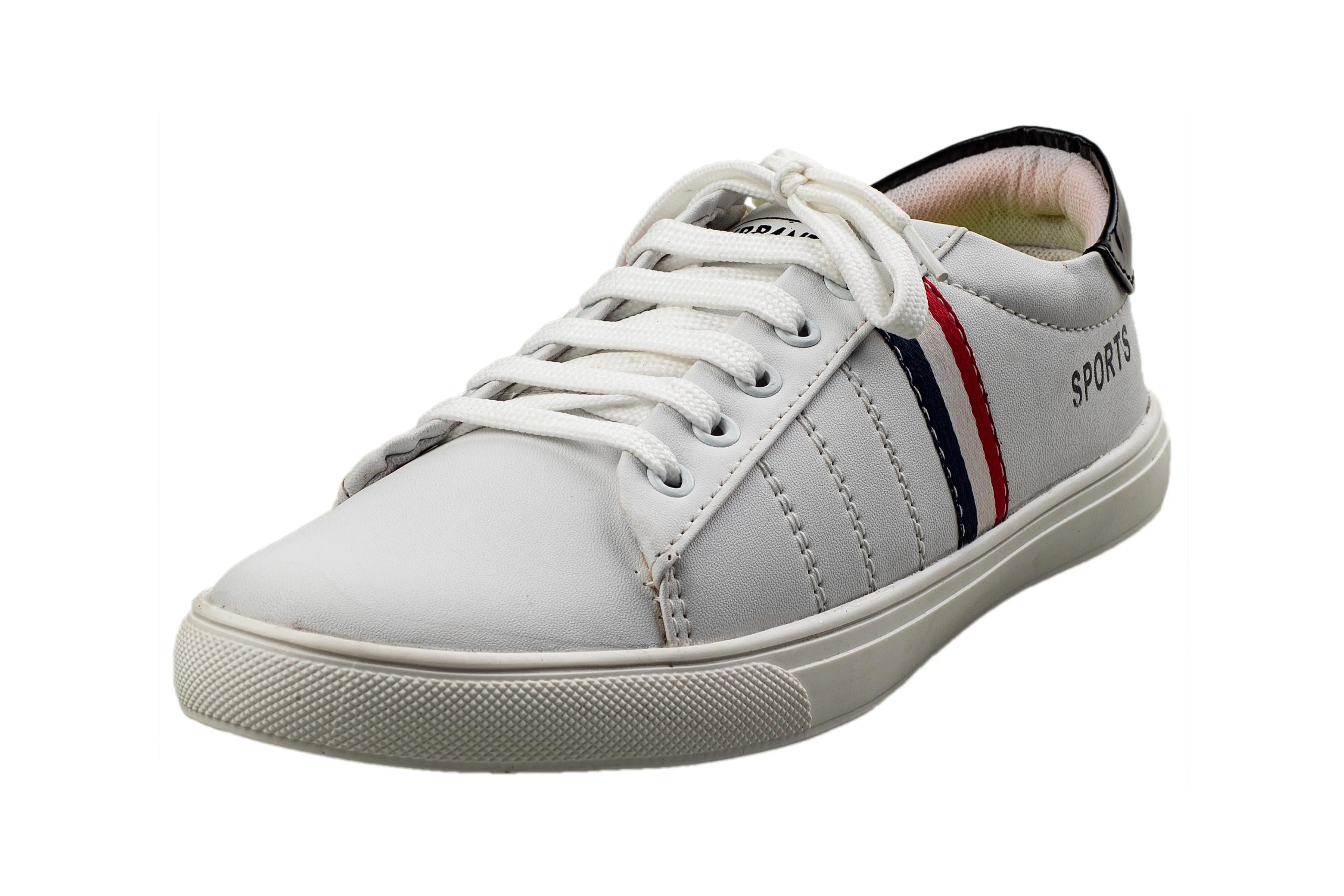 Urbanity White / Black Gents Canvas Shoe