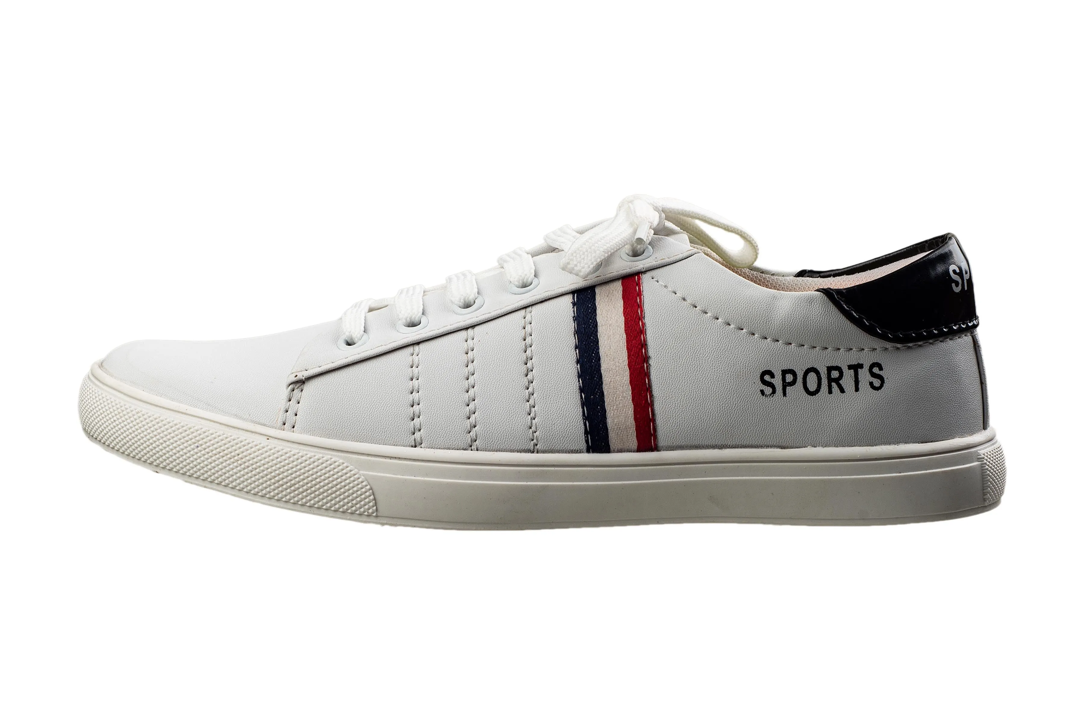Urbanity White / Black Gents Canvas Shoe