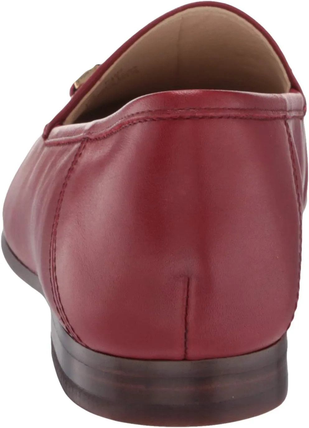 Vamp Loafers Classic Edelman Red Chain Loraine Sam Leather Running out fast Woven Detail Efficient Garnet