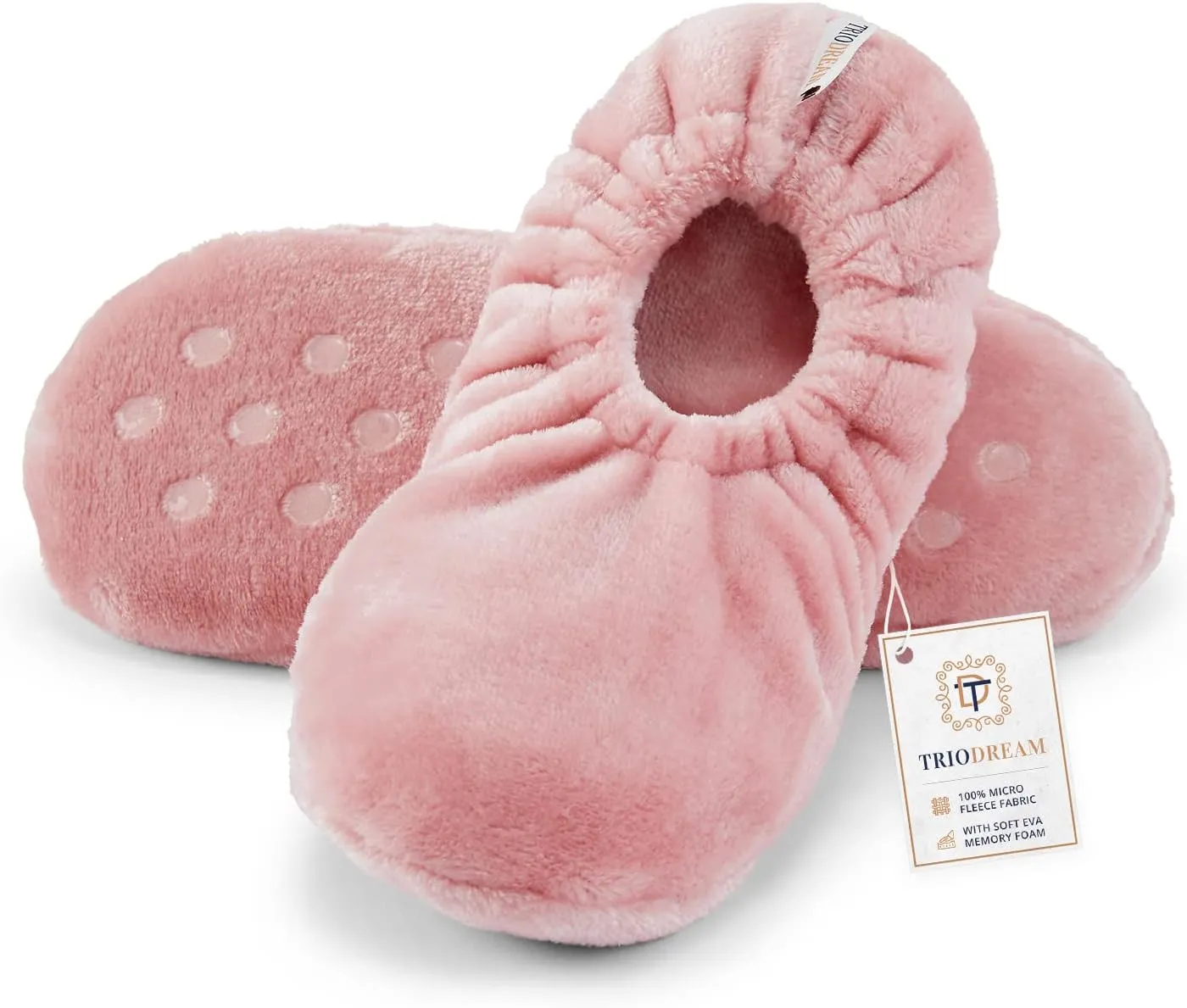 Velvet Plush Memory Foam Warm Slipper Socks For Women | Non-Slip One Size Fuzzy Socks For Women | Ultra Plush and Cozy Warmth Collection