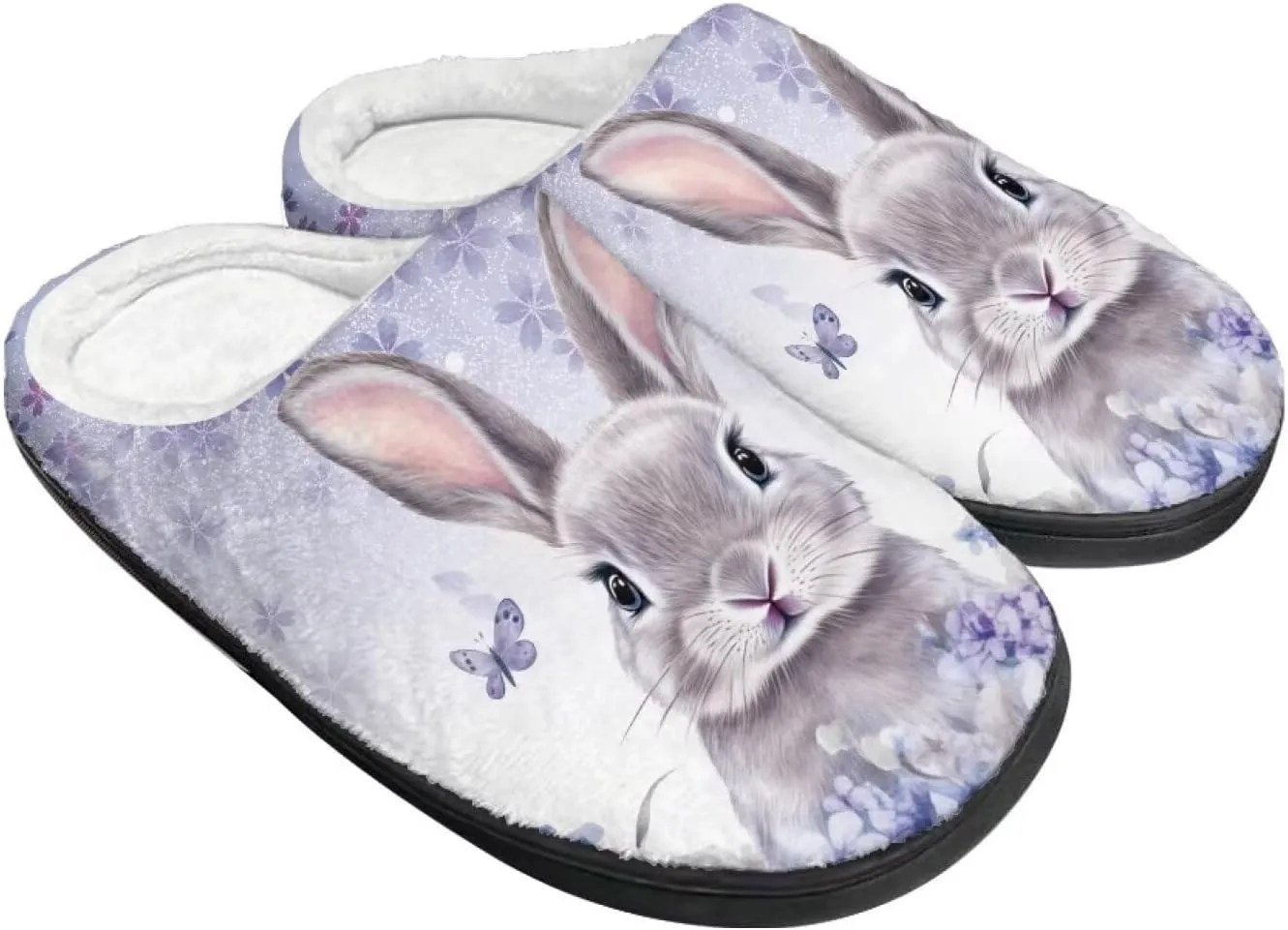 Veniyate House Slippers for Women Size 5.5-12 Anti-slip Winter Warm Sandals
