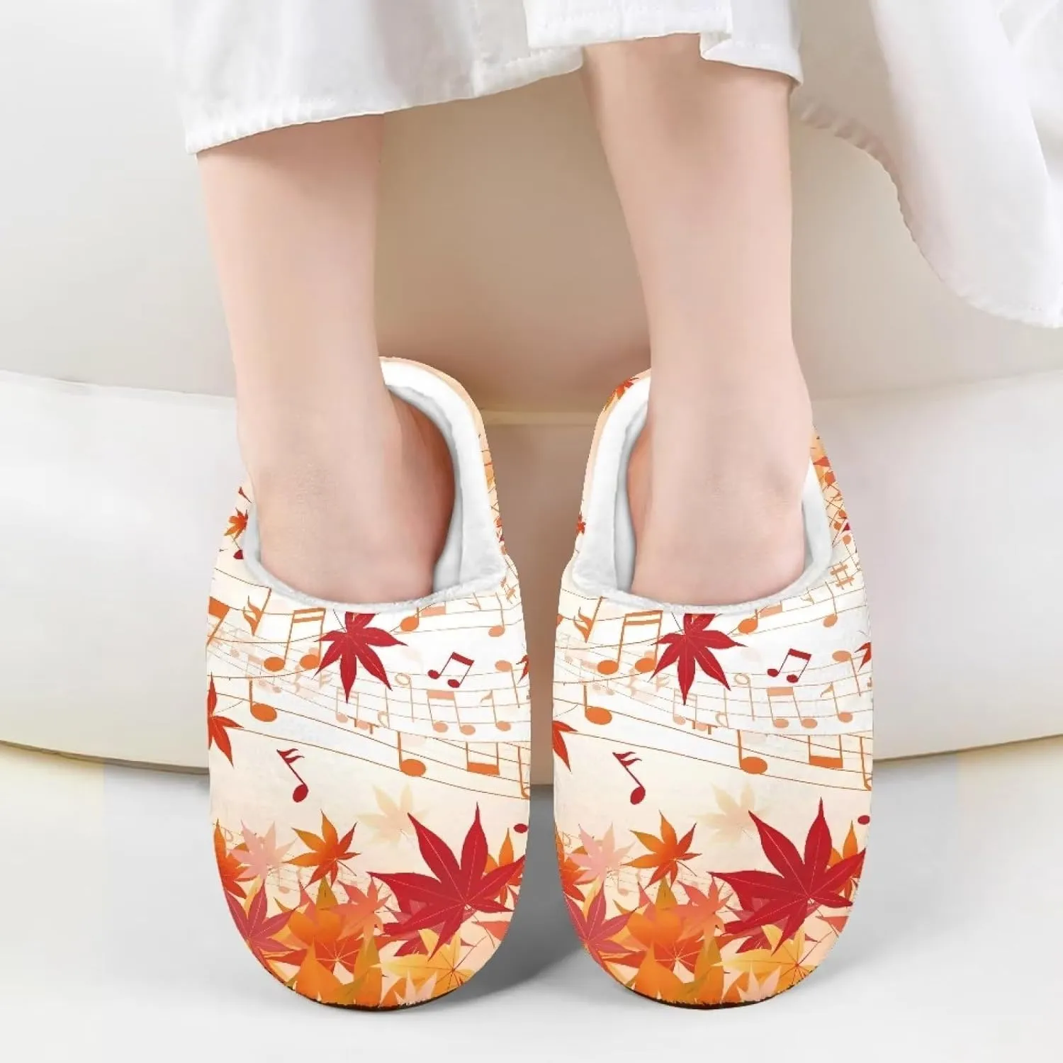 Veniyate Plush Warm Slippers for Girls Boys Kids Toddlers Winter Indoor House Home Shoes