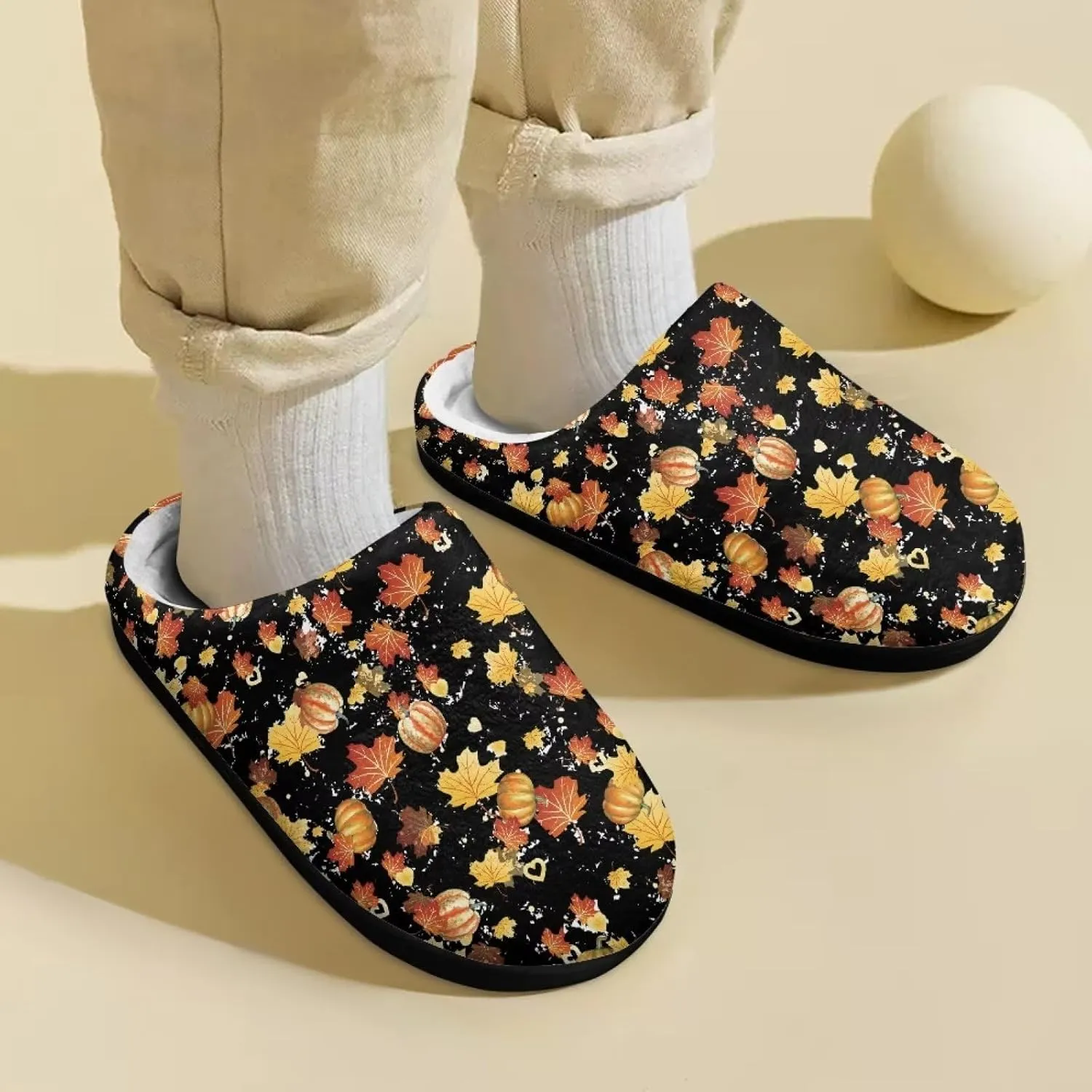 Veniyate Plush Warm Slippers for Girls Boys Kids Toddlers Winter Indoor House Home Shoes