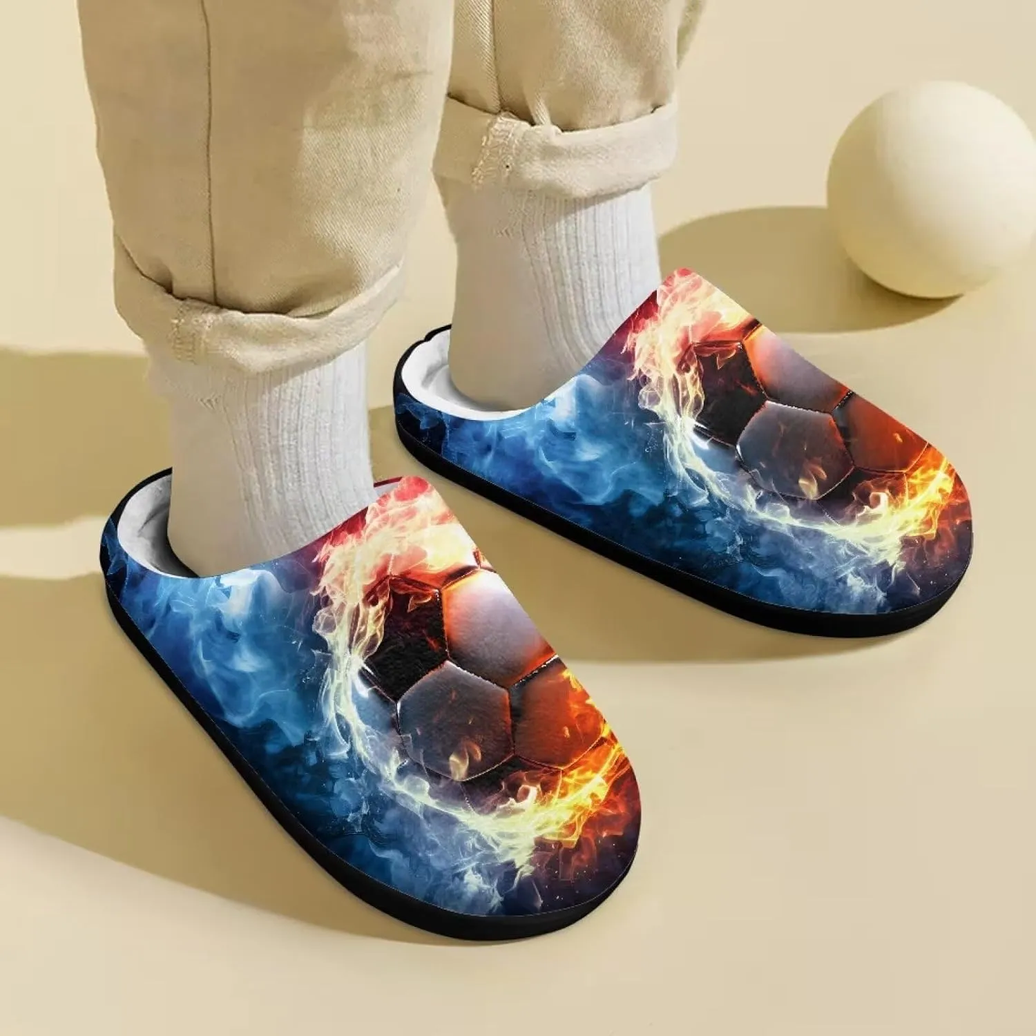 Veniyate Toddler Slippers Boys Girls House Shoes Slip on Baby Sock Shoes Lightweight Indoor Bedroom Shoes