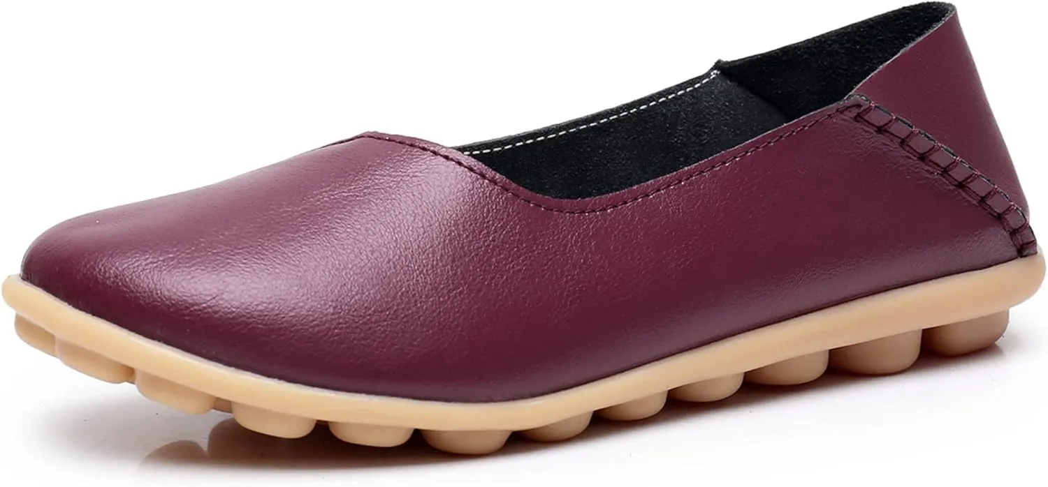 VenusCelia Women's Bare Walking Flat Loafer