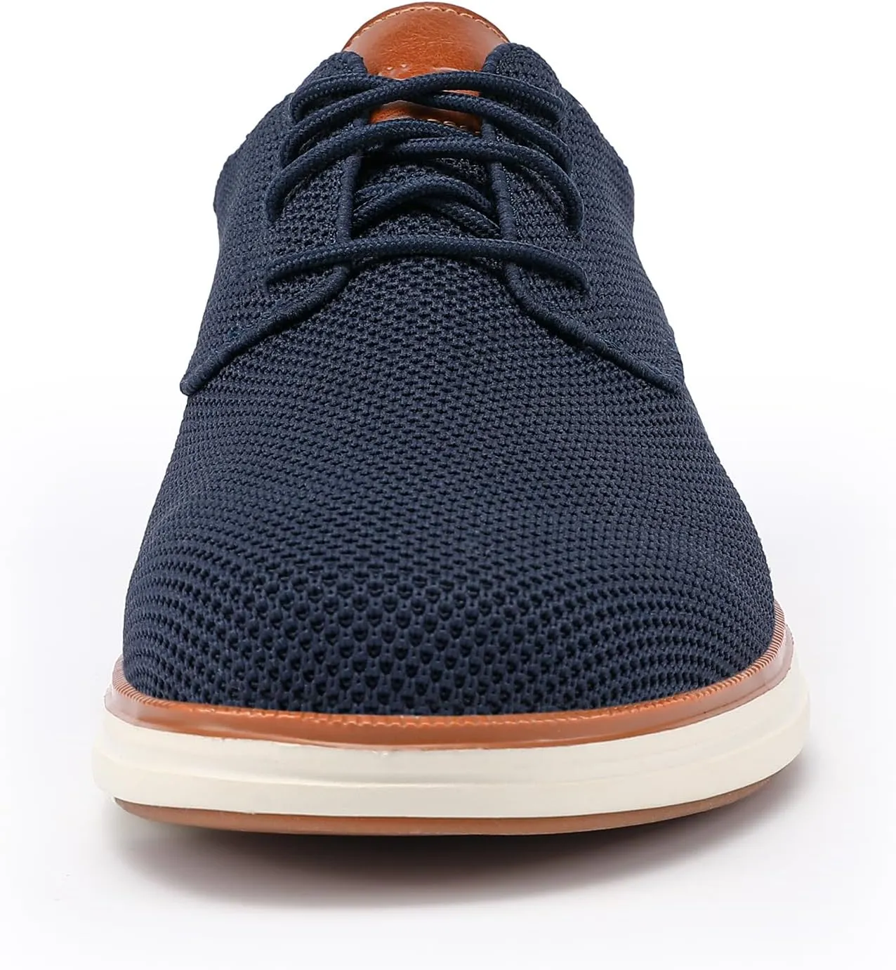 VILOCY Men's Wide Casual Dress Oxfords Business Shoes Fashion Sneakers Mesh Breathable Comfortable Walking Shoes