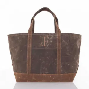 Waxed Canvas Boat Tote