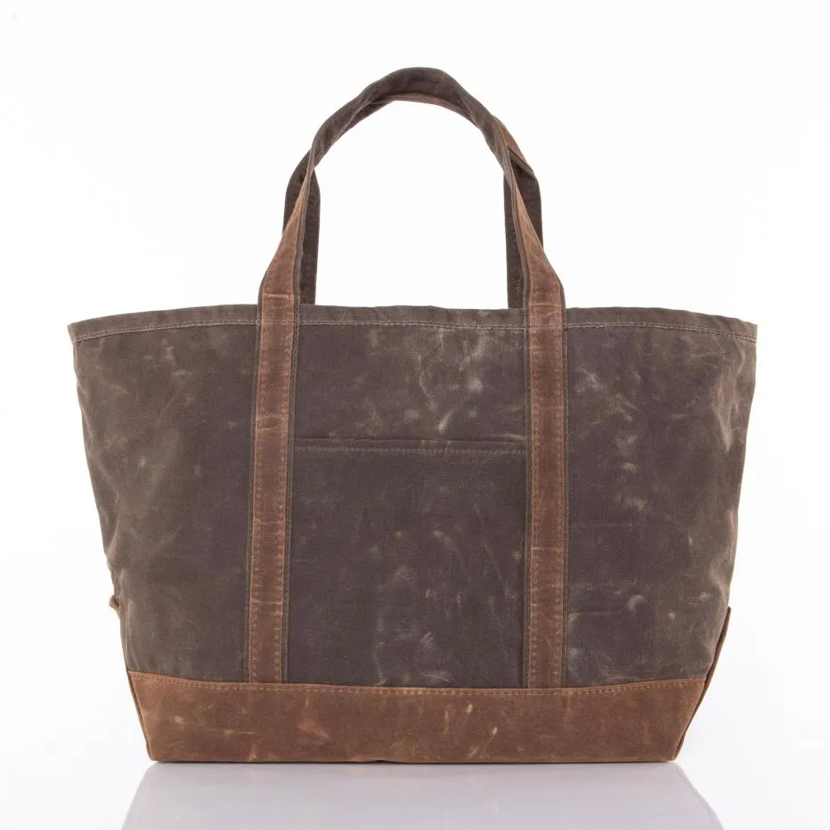 Waxed Canvas Boat Tote
