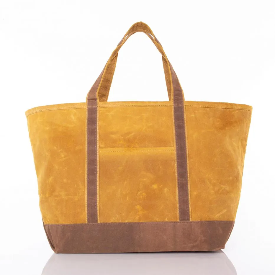 Waxed Canvas Boat Tote