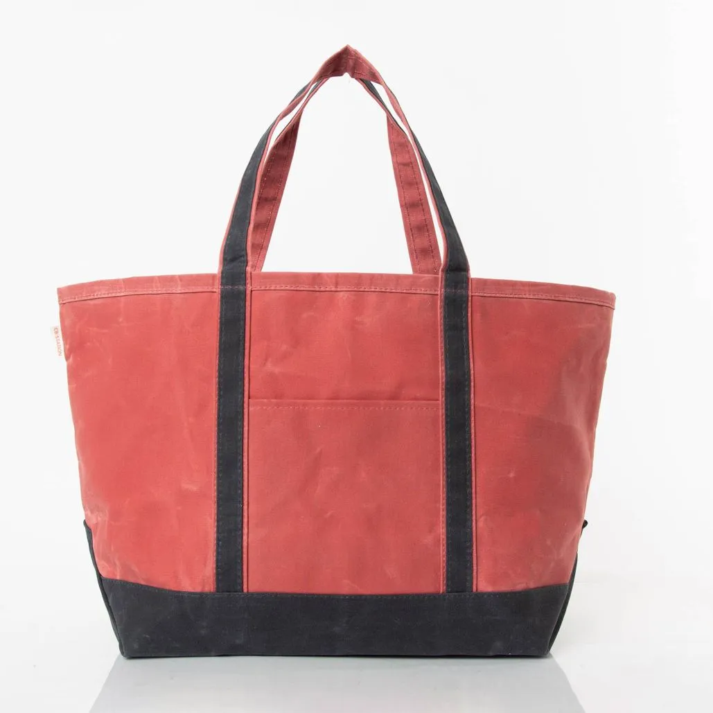 Waxed Canvas Boat Tote
