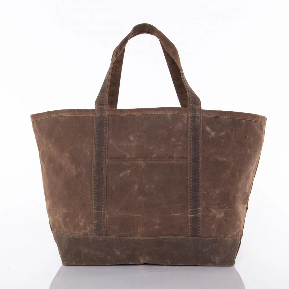 Waxed Canvas Boat Tote