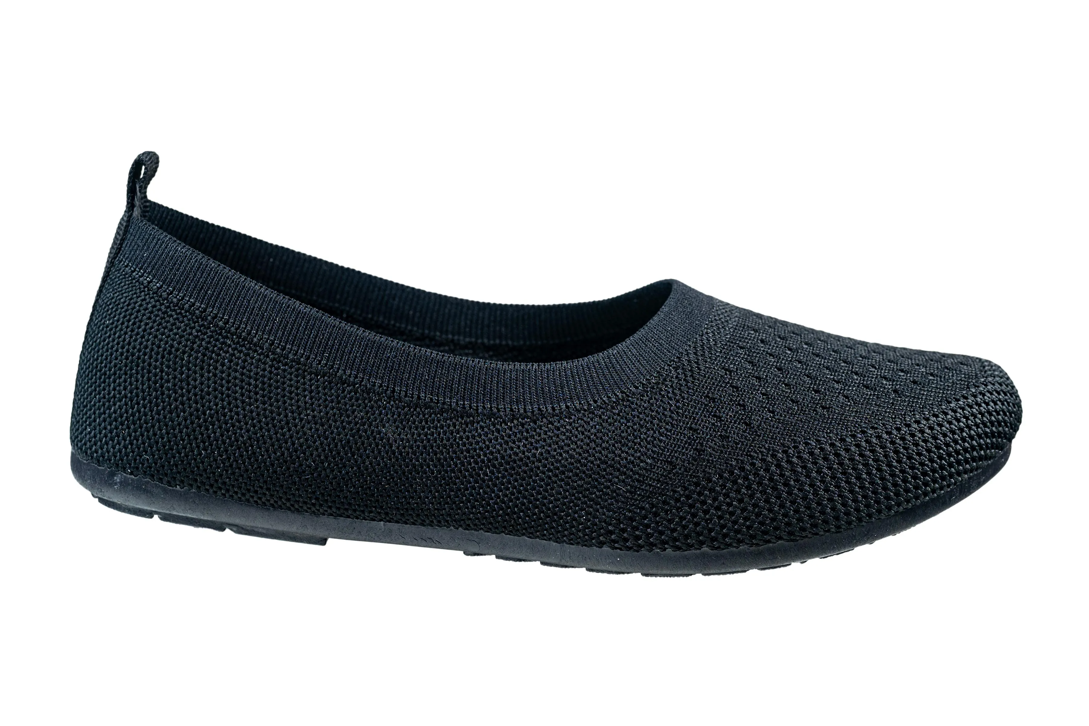 Welcome Ladies Black Canvas Shoe