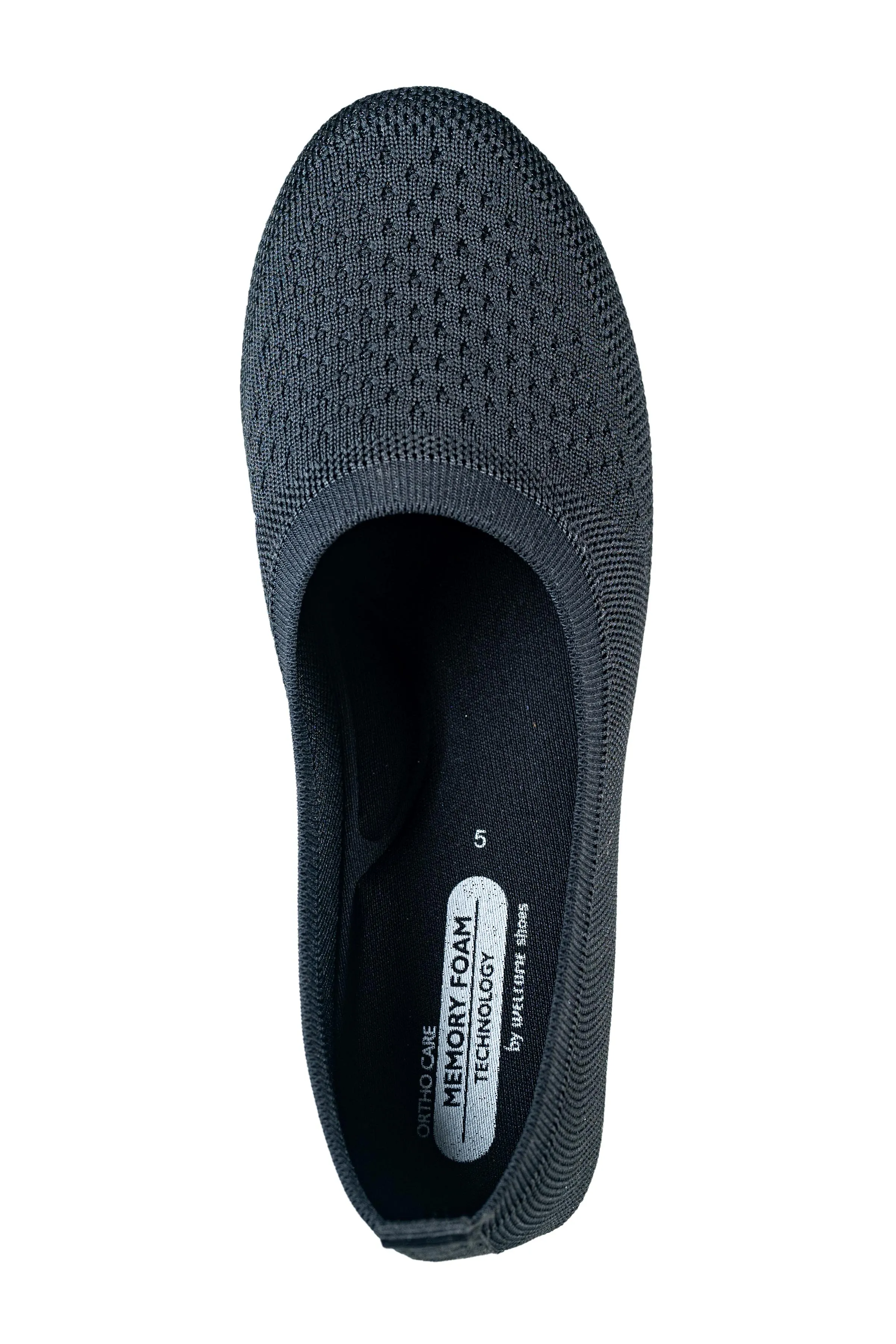 Welcome Ladies Black Canvas Shoe