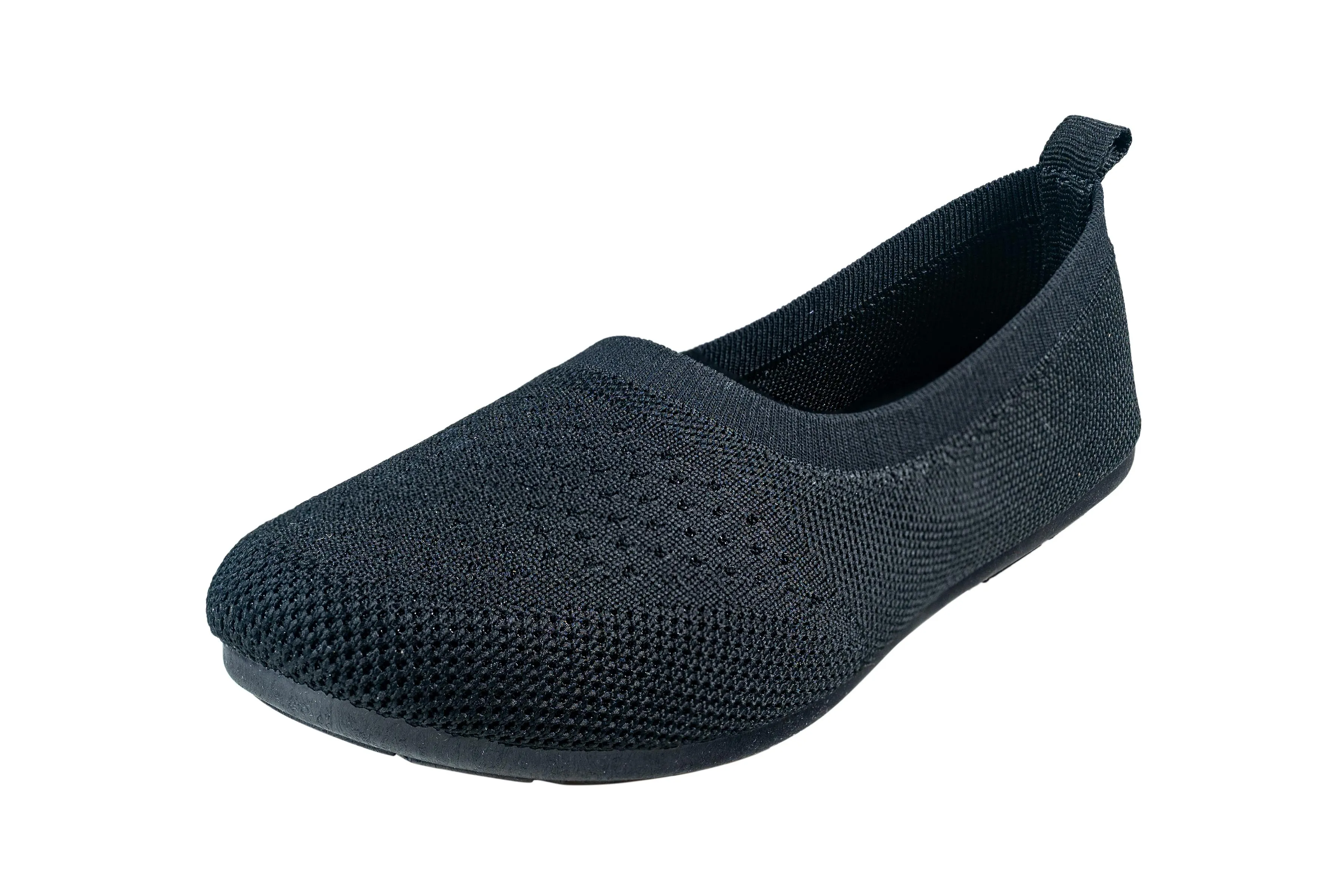 Welcome Ladies Black Canvas Shoe