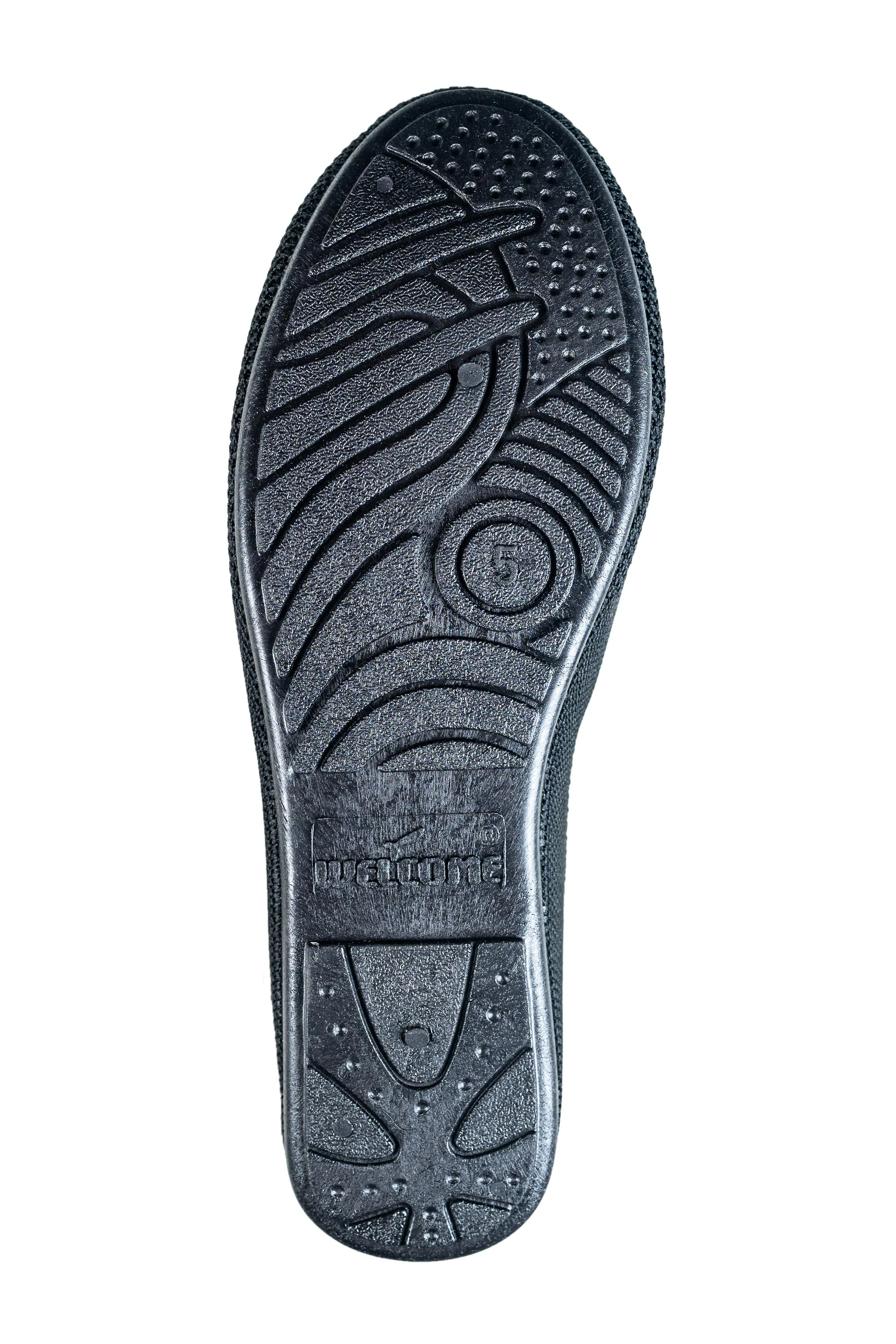 Welcome Ladies Black Canvas Shoe