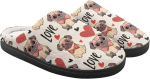 Winter Fluffy Slippers for Girls and Boys, Comfy Warm Scuff Slippers for Walking, Slip On Closed Toe Shoes for Home