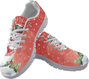 Women Athletic Walking Shoes Lace Up Lightweight Casual Running Shoes Sneaker Gym Travel