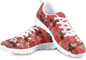 Women Floral/Leopard Print Running Sneaker Lightweight Walking Jogging Sports Shoes
