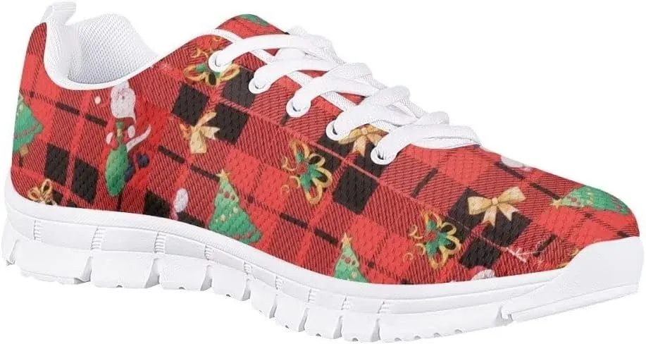 Women Floral/Leopard Print Running Sneaker Lightweight Walking Jogging Sports Shoes