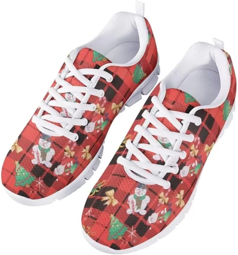 Women Floral/Leopard Print Running Sneaker Lightweight Walking Jogging Sports Shoes