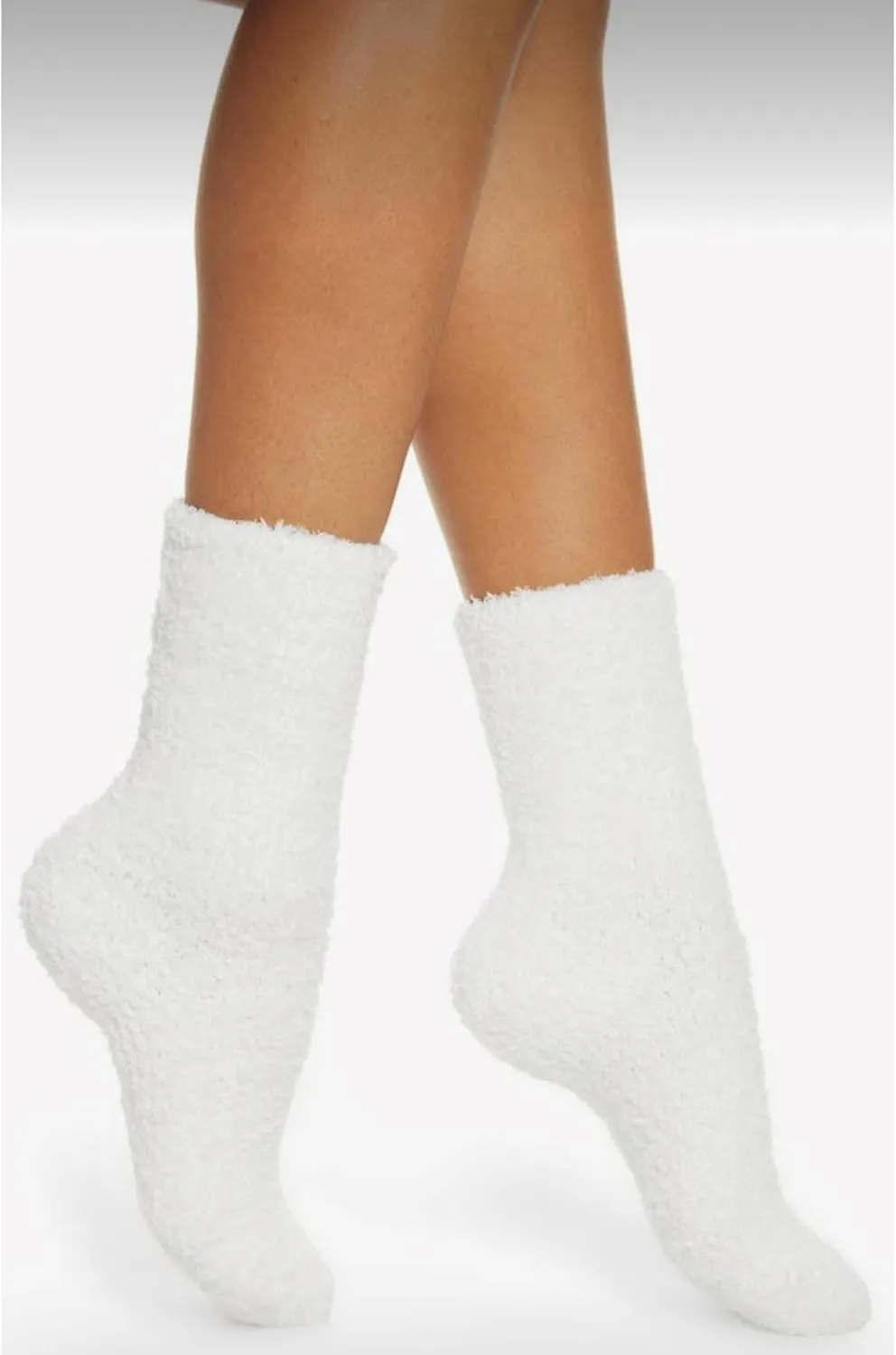 Women Fuzzy Socks Warm Fluffy Microfiber Ultra Soft Plush Socks Winter Warm Slipper Socks Christmas Spa Socks 4PACKS