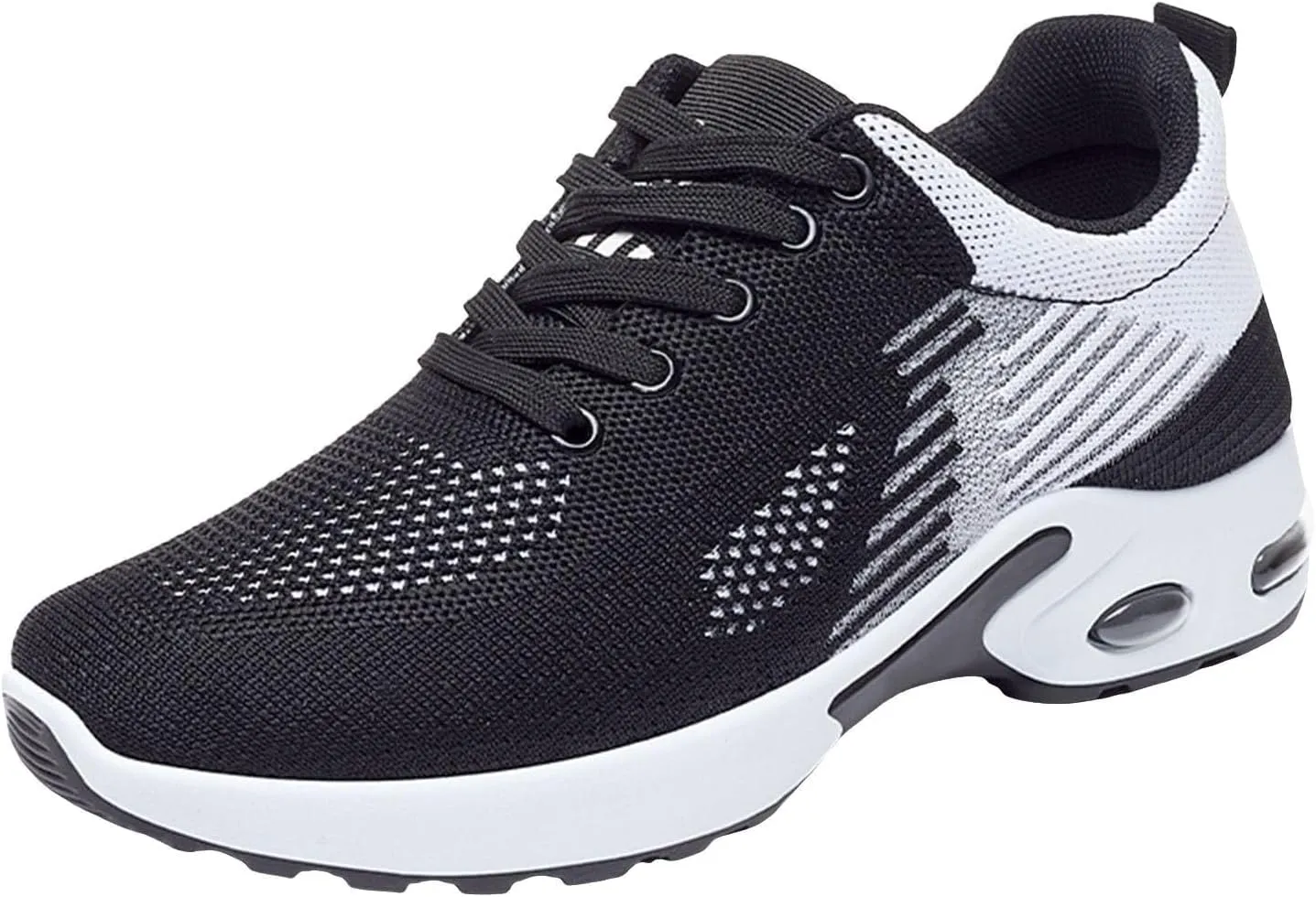 Women Running Shoes Arch Support Wide Sneakers Orthopedic Stretch Cushion Shoes Wide Width Toe Box Shoe Plantar Fasciitis Tennis Sneakers