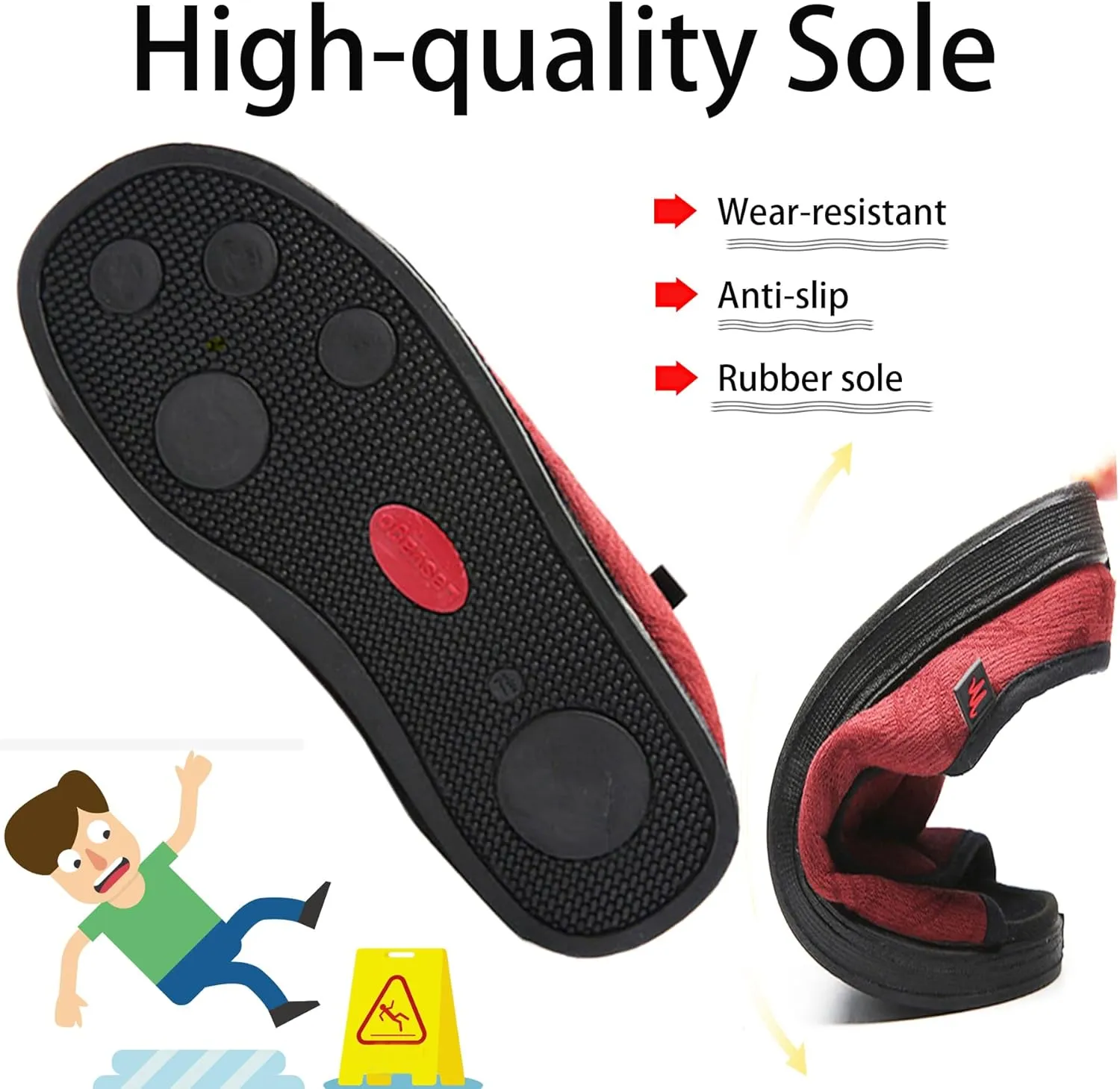 Women 's Open Toe Diabetic Recovery Slippers,Adjustable Width Walking Shoes for Arthritis Edema Swollen Feet、Plantar Fasciitis、Elderly