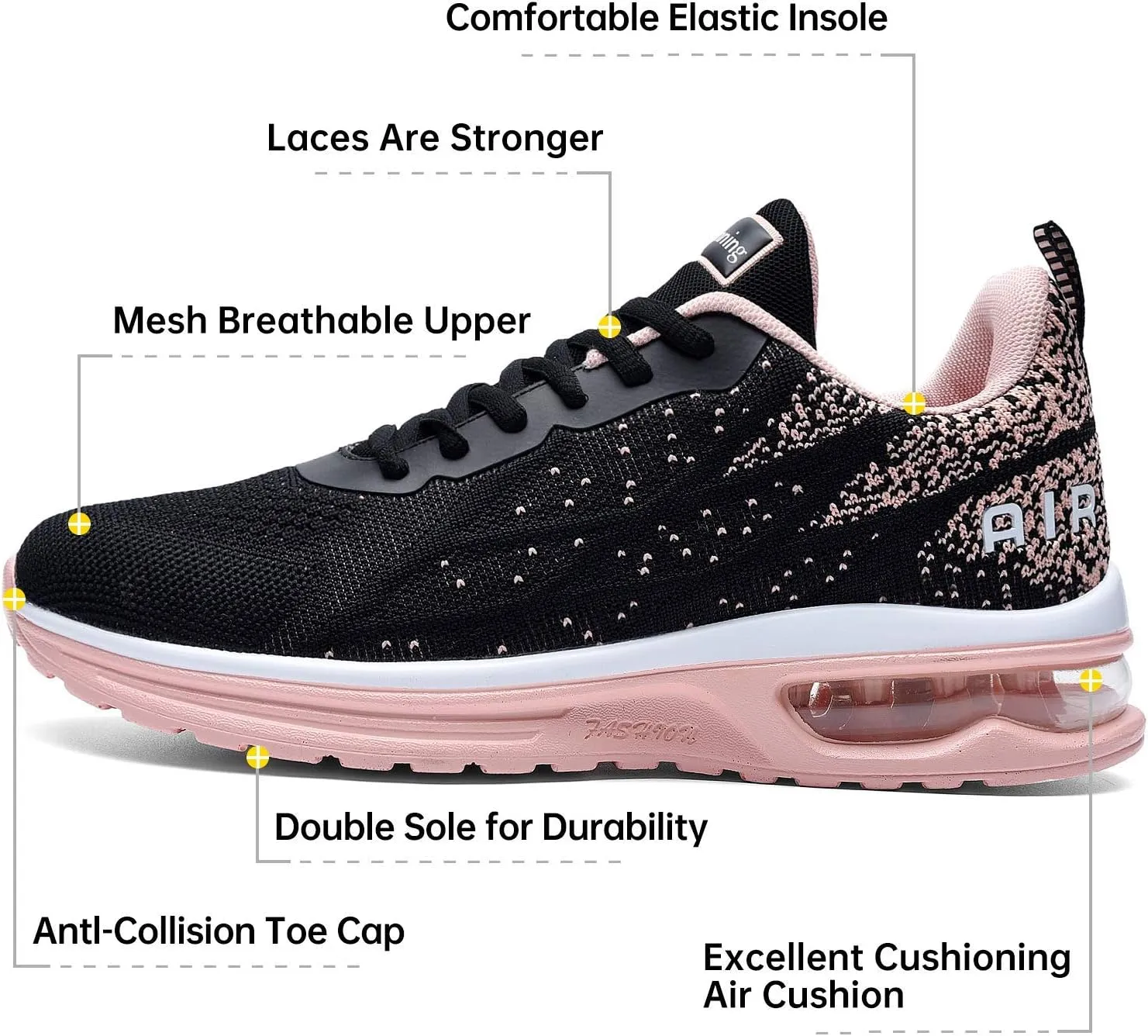 Women's Air Athletic Tennis Running Sneakers Lightweight Sport Gym Jogging Breathable Fashion Walking Shoes(US 5.5-10)