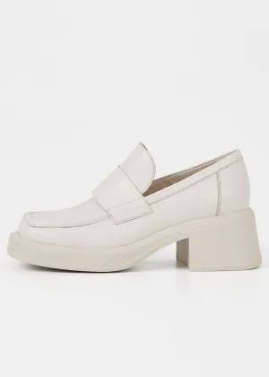 Women's Dorah Heeled Loafer In Off White