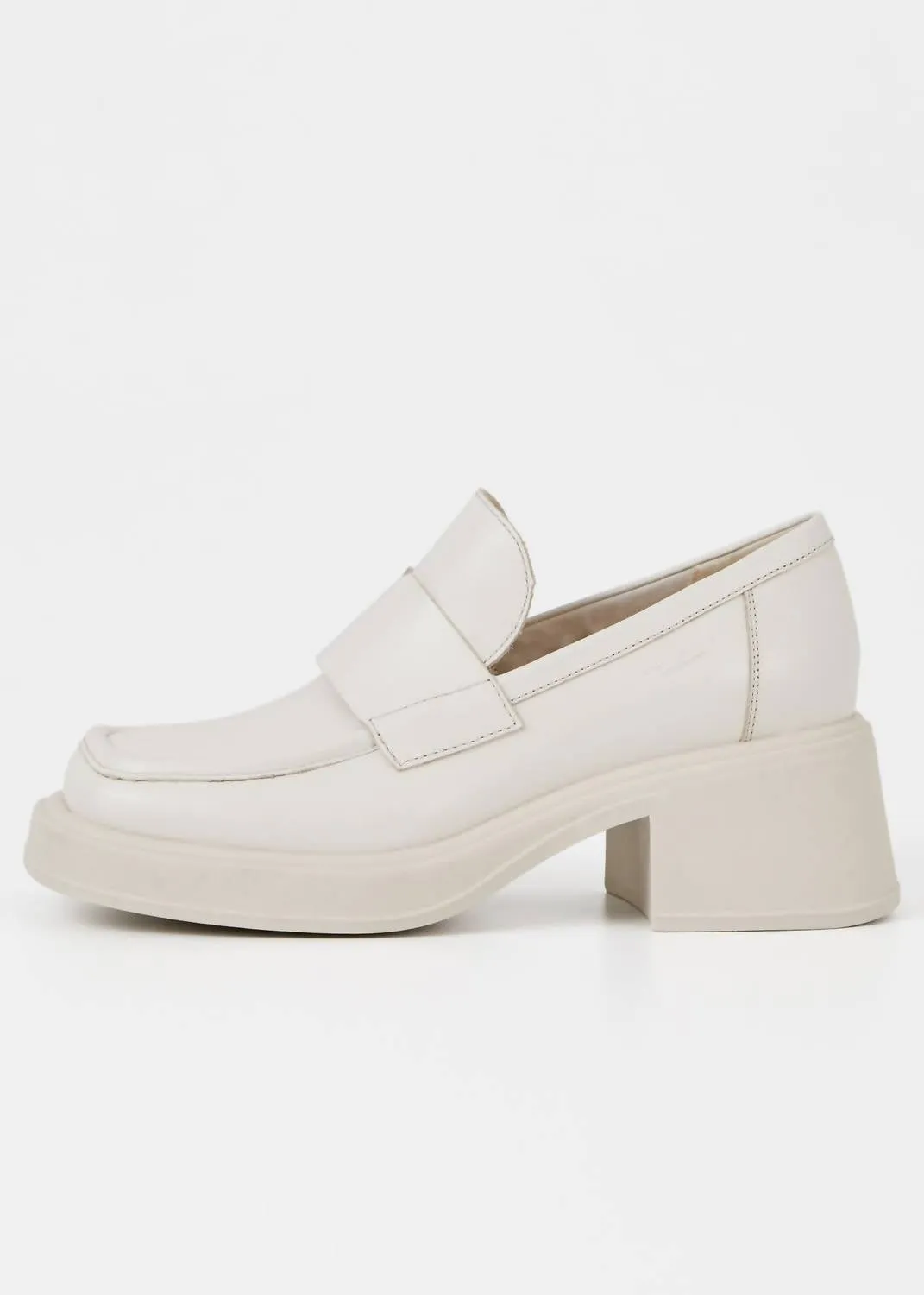 Women's Dorah Heeled Loafer In Off White