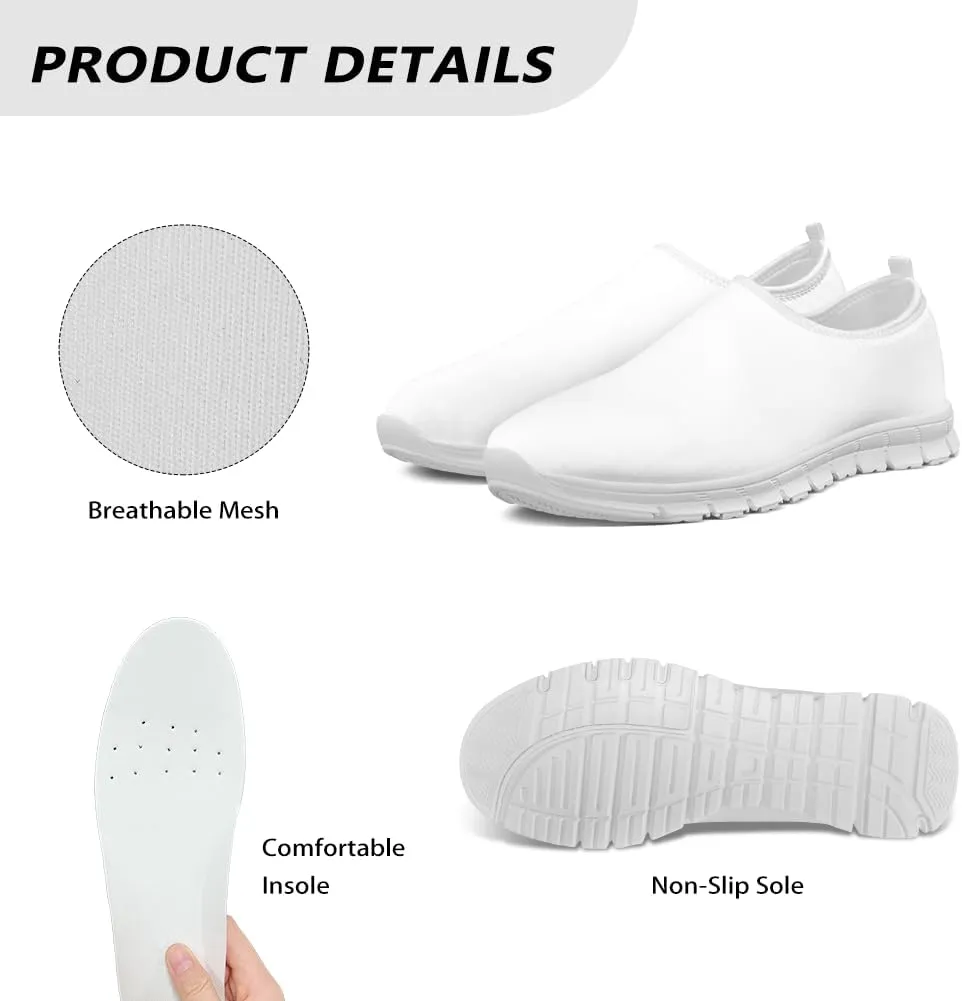 Women's Fashion Sneaker Lightweight Casual Shoes Ladies Non Slip Loafers Walking Travel Shoes Work Slip On