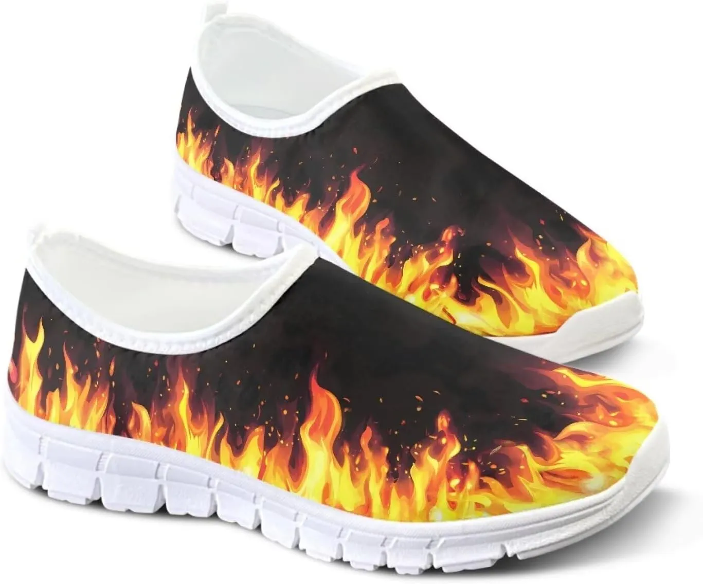 Women's Fashion Sneaker Lightweight Casual Shoes Ladies Non Slip Loafers Walking Travel Shoes Work Slip On