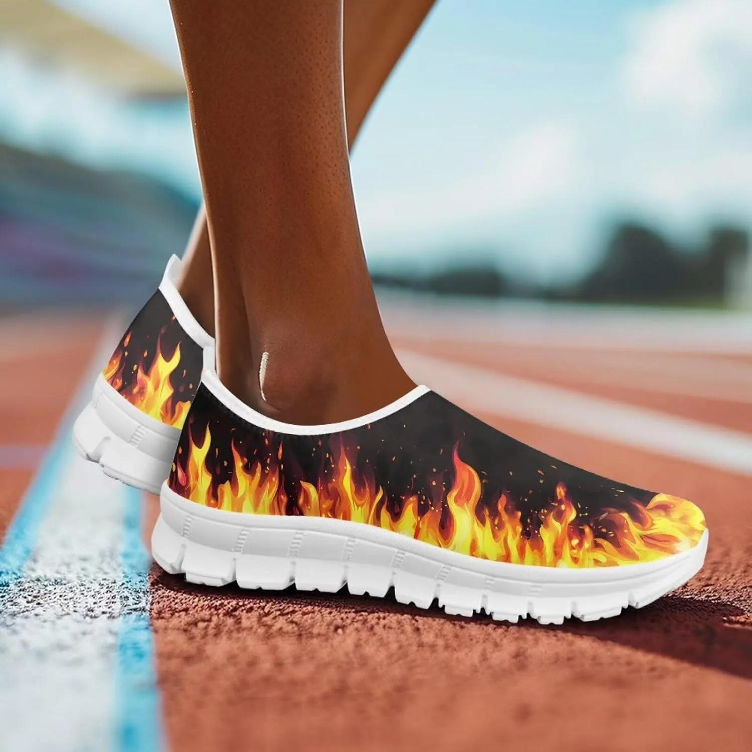 Women's Fashion Sneaker Lightweight Casual Shoes Ladies Non Slip Loafers Walking Travel Shoes Work Slip On