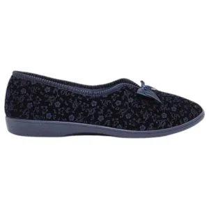 Womens Grosby Valerie 2 Slip On Slippers Navy