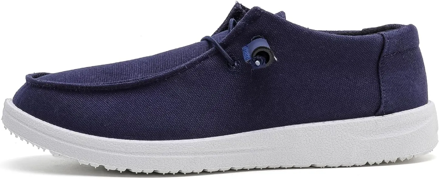 Womens Loafers Women Shoes Casual Slip-On Canvas Shoes Breathable Lightweight Boat Shoes for Women