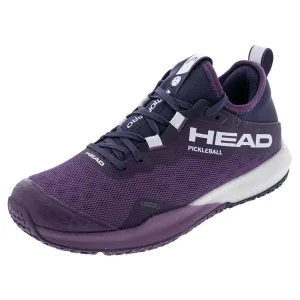 Women`s Motion Pro Pickleball Shoes Plum and White