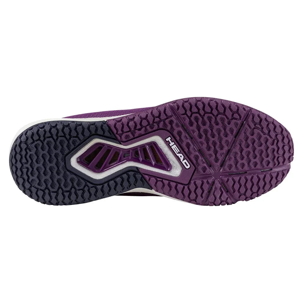 Women`s Motion Pro Pickleball Shoes Plum and White