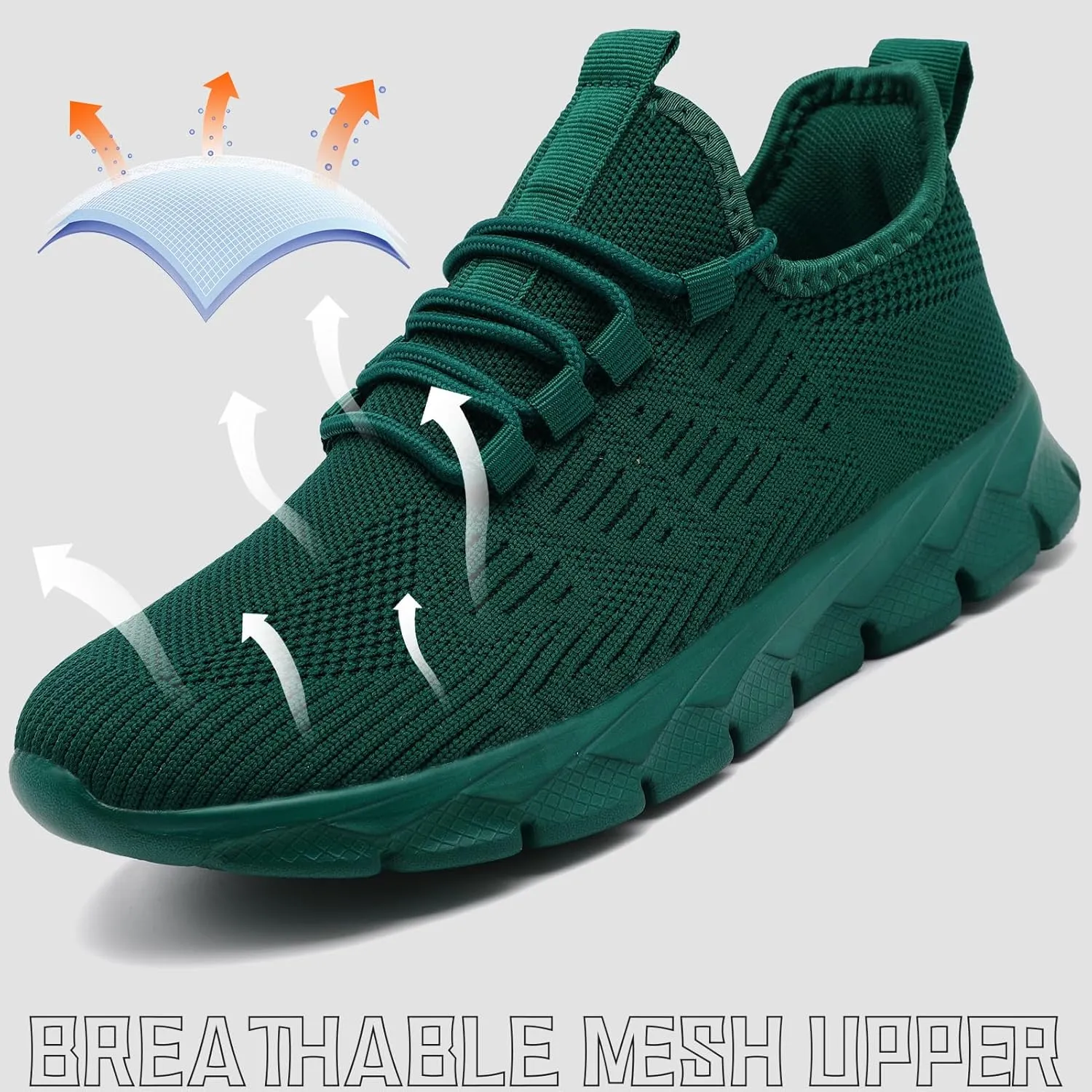 Womens Running Shoes Tennis Slip on Sneakers Breathable Athletic Lightweight Gym Sports Workout Walking Shoes
