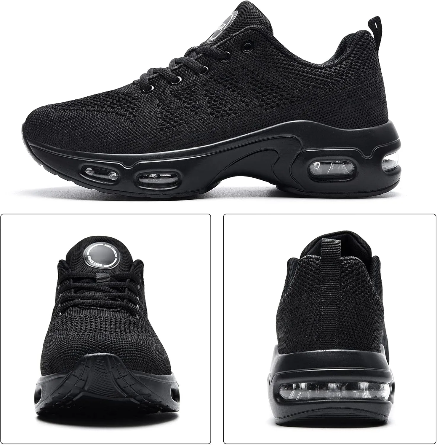 Womens Tennis Running Shoes Athletic Gym Walking Fashion Sneakers Breathable Lightweight Jogging Sport Shoe US Size 5.5-11