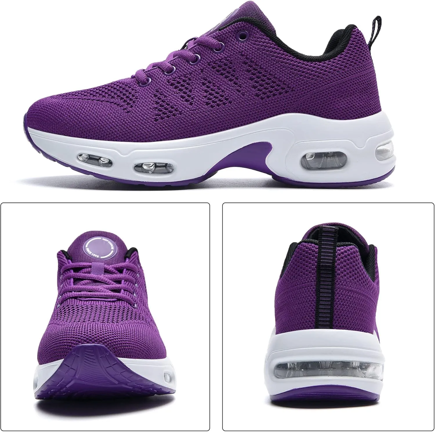 Womens Tennis Running Shoes Athletic Gym Walking Fashion Sneakers Breathable Lightweight Jogging Sport Shoe US Size 5.5-11