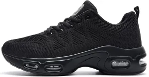 Womens Tennis Running Shoes Athletic Gym Walking Fashion Sneakers Breathable Lightweight Jogging Sport Shoe US Size 5.5-11