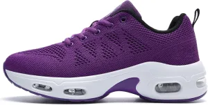 Womens Tennis Running Shoes Athletic Gym Walking Fashion Sneakers Breathable Lightweight Jogging Sport Shoe US Size 5.5-11